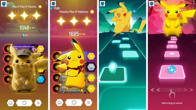 Pi Pika Pikachu vs Pikachu Pika Pi vs Pikachu Coffin Dance vs Pikachu Use Thunderbolt - Tiles Hop смотреть онлайн