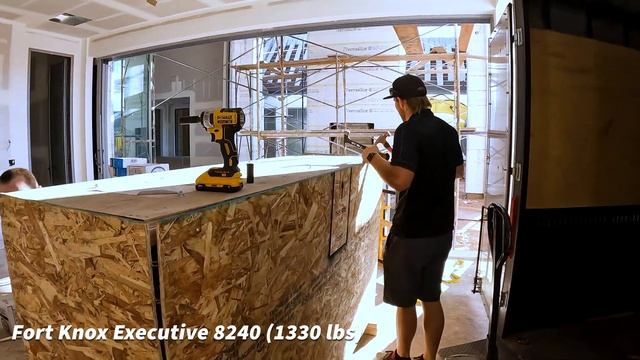 Can only two guys install a 1,330lbs Fort Knox Vault Door?! смотреть онлайн