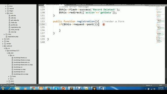 Cakephp 3.4 - Complete Tutorial - Part 7 WORKING WITH FORM смотреть онлайн