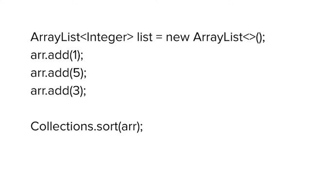 What is the difference between Collections.sort() and Arrays.sort() in Java? смотреть онлайн