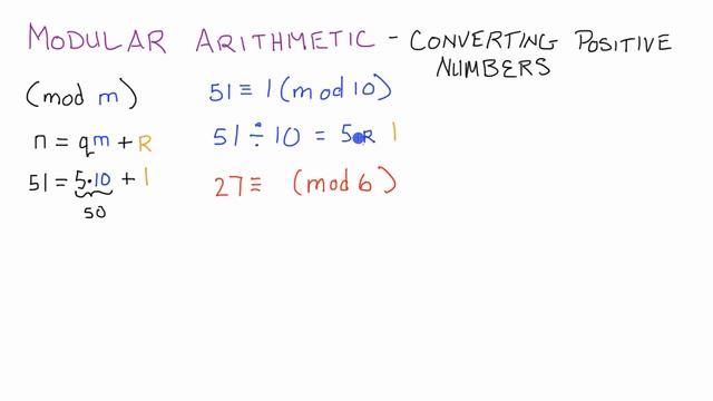 How to Convert a Positive Integer in Modular Arithmetic - Cryptography - Lesson 3 смотреть онлайн