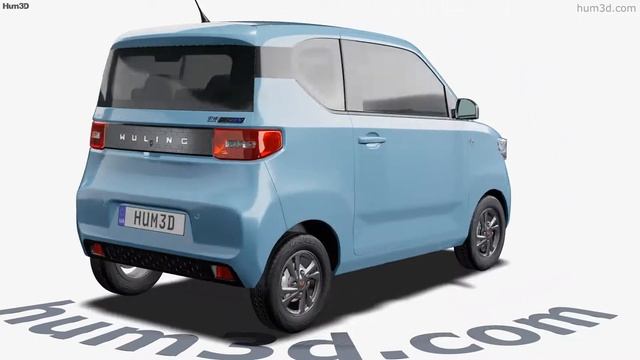 Wuling Hongguang Mini EV 2020 3D model by Hum3D.com смотреть онлайн