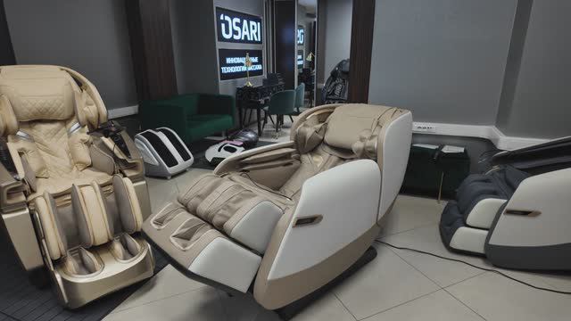 Массажное кресло OSARI STAR 4D обзор, описание и характеристики, SL 140см, невесомость, сканирование смотреть онлайн