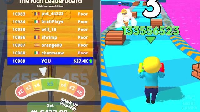 Satisfying Mobile Game: Money Rush, Number Master, Juice Run, Marble Run, A-Z Run, Going Balls.. смотреть онлайн