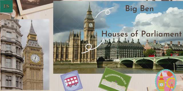 English Landmarks -  BIG BEN