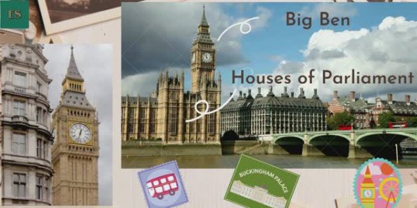 English Landmarks - BIG BEN