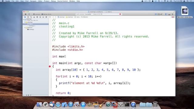 Learn C Episode 4 - Arrays смотреть онлайн
