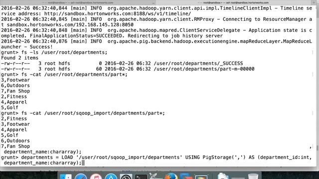 Apache Pig - Store the data from a Pig relation into a folder in HDFS (Text, Binary and JSON) смотреть онлайн