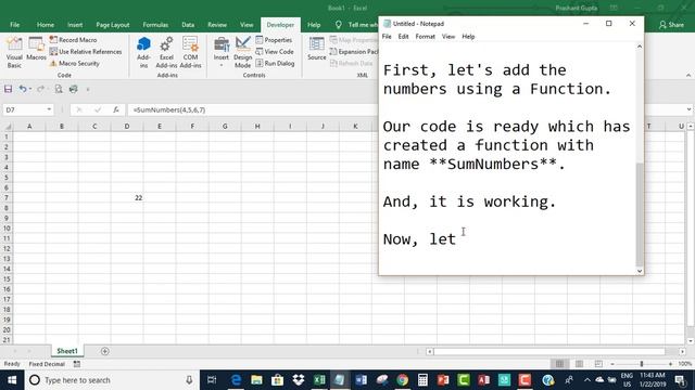 Difference between Function and Sub Procedure in Excel VBA смотреть онлайн