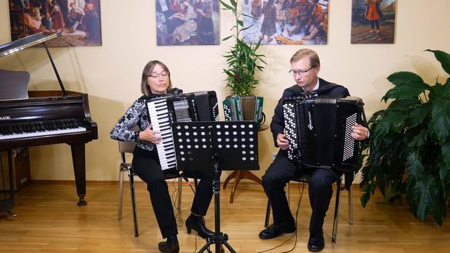 J.S. Bach - Toccata and Fugue in D minor, on Accordion + Bayan смотреть онлайн