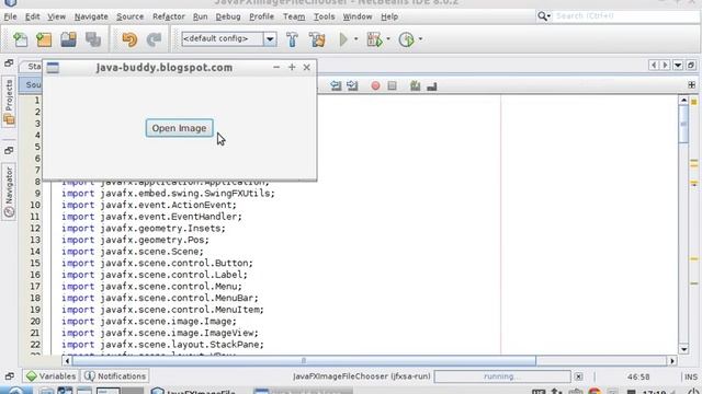 JavaFX FileChooser, open and save image file смотреть онлайн