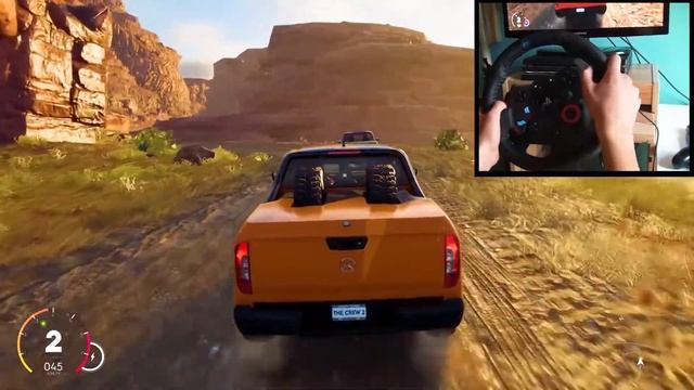 Mercedes X-Class - The Crew 2 | Logitech g29 Gameplay смотреть онлайн