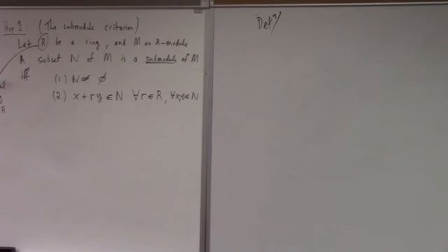 Abstract Algebra II: on modules and algebra basics, 3-3-17 смотреть онлайн