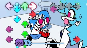 FNF vs Ski vs Sky Blue vs Sky (Ski SIngs For You!) , But Every Turn a SKI Drink Coffee