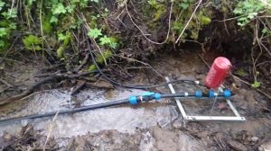 Гидротаран в работе.