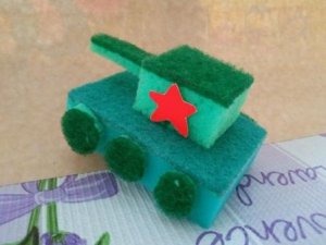 Танк Поделка в детский сад Мастер класс