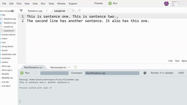 Using Ignore with Filestreams in C++ смотреть онлайн
