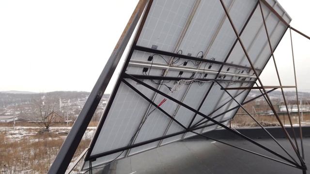 солнечная электростанция 19200 вт. краткое видео о текущем состоянии. Solar Power Plant 19200 Wt.
