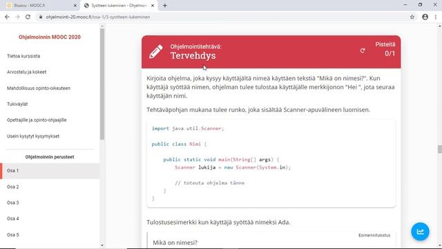 MOOC tehtävien tekeminen смотреть онлайн