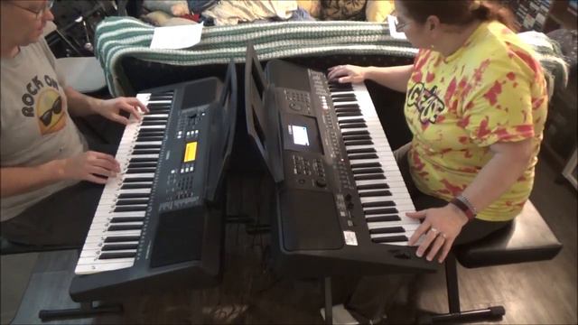 Yamaha PSR E363 VS Yamaha PSR E463 смотреть онлайн