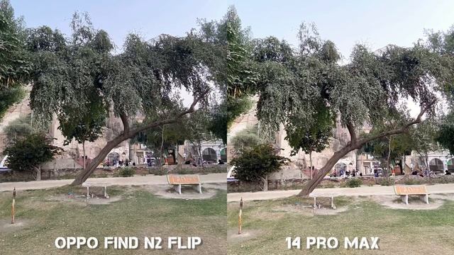 Oppo Find N2 Flip VS iPhone 14 Pro Max Camera Test Comparison смотреть онлайн