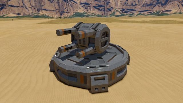 Quad Turret - Space Engineers смотреть онлайн
