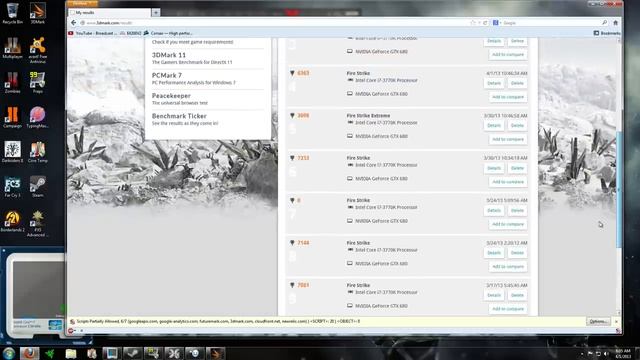 EVGA GTX 680 4GB 3DMARK Fire Strike Extreme смотреть онлайн