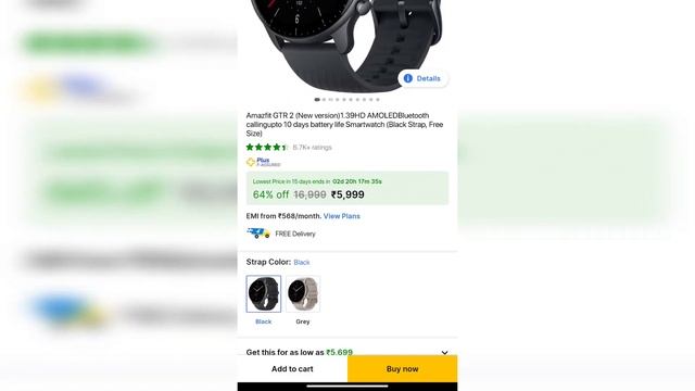 Amazfit GTR 2 (new) ? on loot deal offer ? @5699 only #amazfit #techpokealerts смотреть онлайн