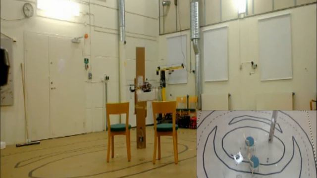 Quadrocopter obstacle avoidance - 3 obstacles смотреть онлайн