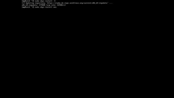 Package not found in repository pool Void linux | How to fix it?