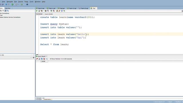 Just know How to insert a string values into a table - Cool Vidoes - #stringdatatype #stringcolumn смотреть онлайн