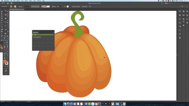 Как нарисовать тыкву в Adobe Illustrator? Необычный способ покраса в Иллюстраторе смотреть онлайн