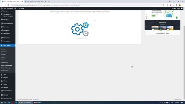 How to import demo content in Wind Solar Energy WordPress Theme смотреть онлайн