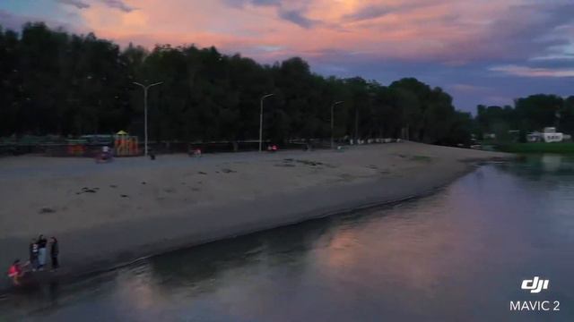 Парк «Самал» или «остров октябрьский» полет на дроне смотреть онлайн