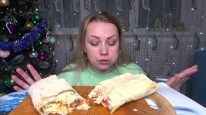 МУКБАНГ ШАУРМА ДОМАШНЯЯ///Mukbang еда на камеру/не АСМР/Русский мукбанг/