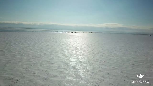 Carleton-sur-Mer et vue sur le camping en février 2018 смотреть онлайн