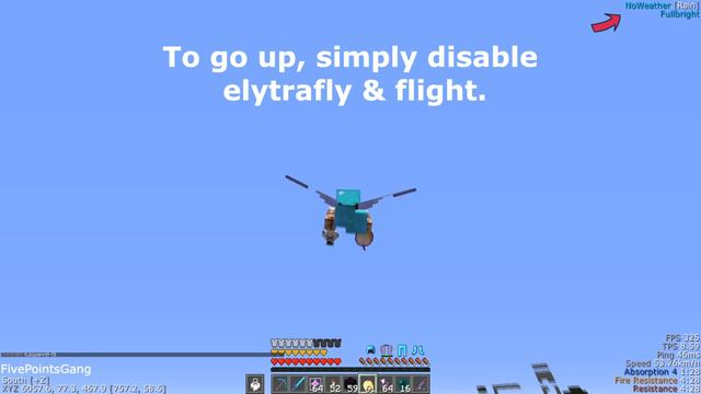 How to fly with an elytra using Future Client on 2B2T смотреть онлайн