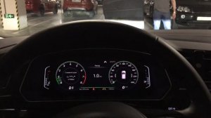 Работа системы автоматического торможения при парковке Тигуан Tiguan