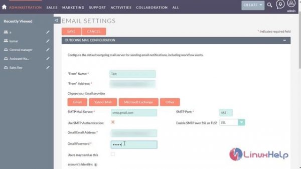 How To Configure The Email Modules In SuiteCRM