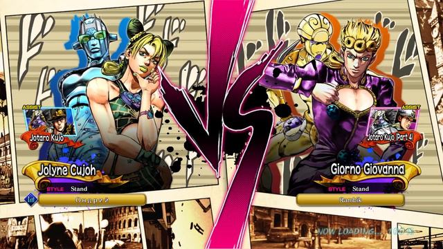 Джолин сильнее Реквиема! JoJo All Star Battle R смотреть онлайн
