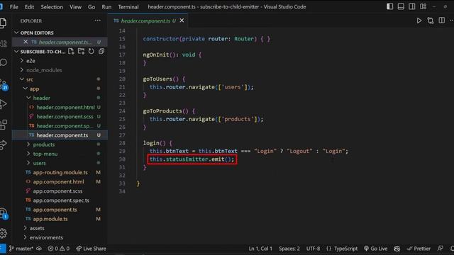 How to emit event to app component having router outlet | Advanced Angular | Hero to Superhero смотреть онлайн