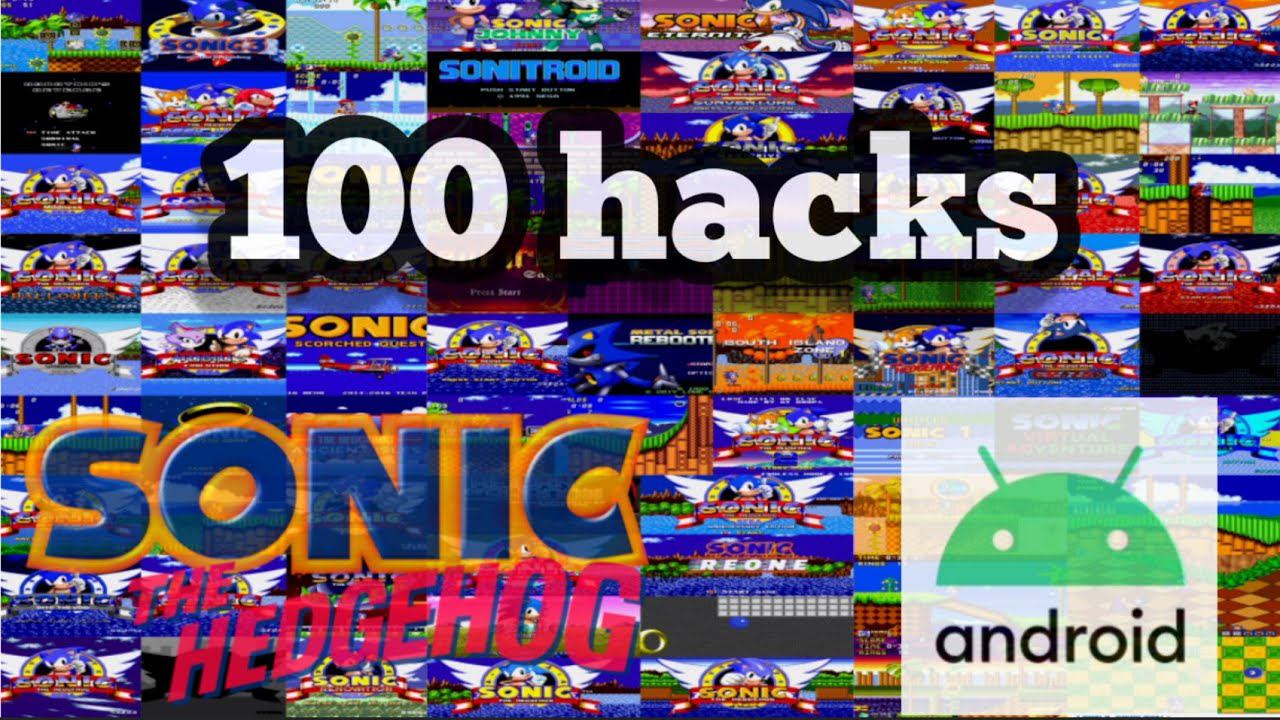 100 Sonic Rom Hacks For Your Smartphone With RetroArch And MD.emu Emulators! #sonicthehedgehog #hack