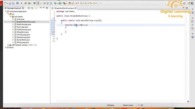 13 Java Break And Continue Statement | Online Training Download app from below link смотреть онлайн