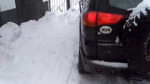 Pajero Sport 2: включена межосевая + задняя блокировки