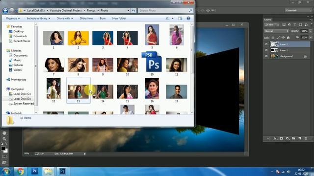 Mockup Design On Photoshop || How To Create Mockup || PSD Mockup Design || Hindi Tutorial