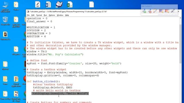 Python Calculator Lesson 2 смотреть онлайн