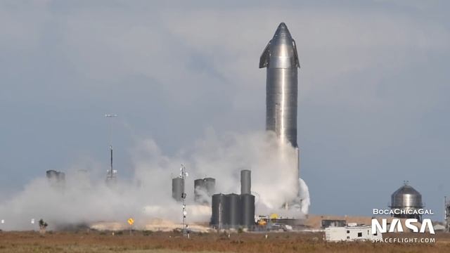 Starship SN10 Static Fire смотреть онлайн