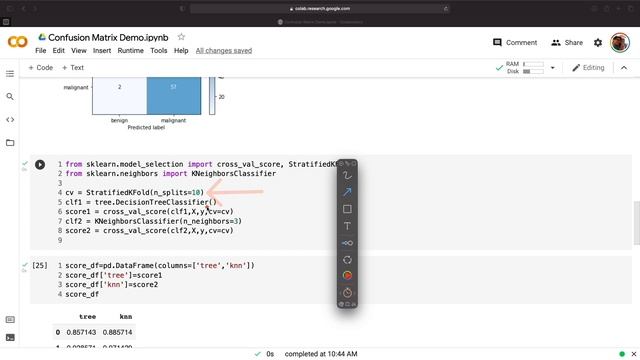 Cross Validation Using sklearn смотреть онлайн