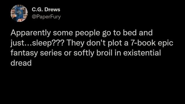 Some people go to bed and just...sleep??? смотреть онлайн