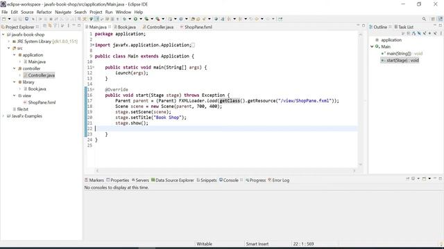 Book Shop Inventory project using JavaFx - Scene Builder смотреть онлайн